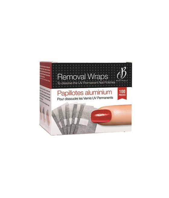 Papillotes en aluminium x100 - Beautynails