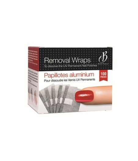 Papillotes en aluminium x100 - Beautynails