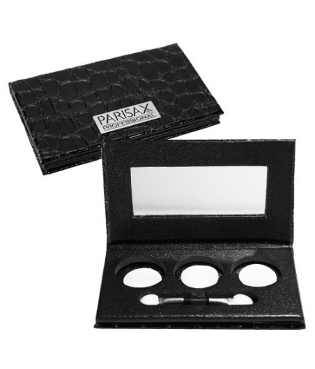 Palette vide 3 grodets - croco noire - ParisAx