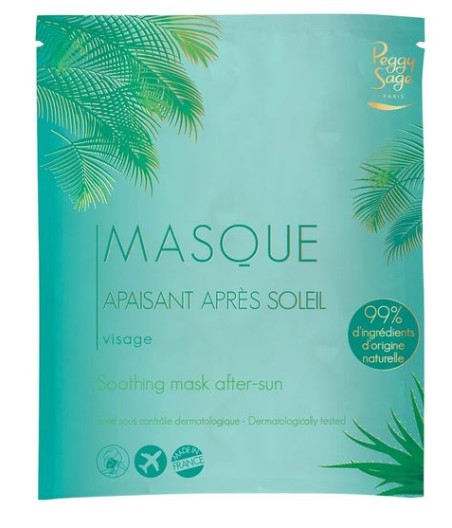 Masque Tissus Apaisant Après Soleil - PeggySage