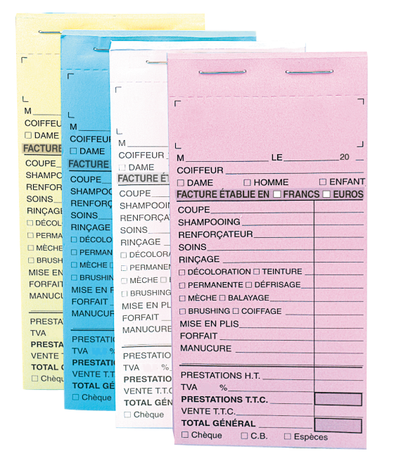 Carnet de Caisse Sans Numéro Rose - Sibel