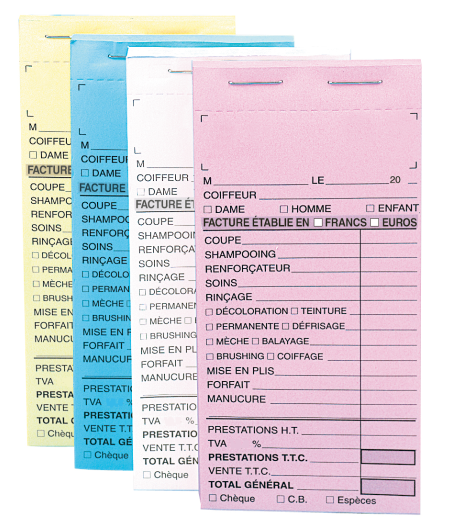 Carnet de Caisse Sans Numéro Rose - Sibel